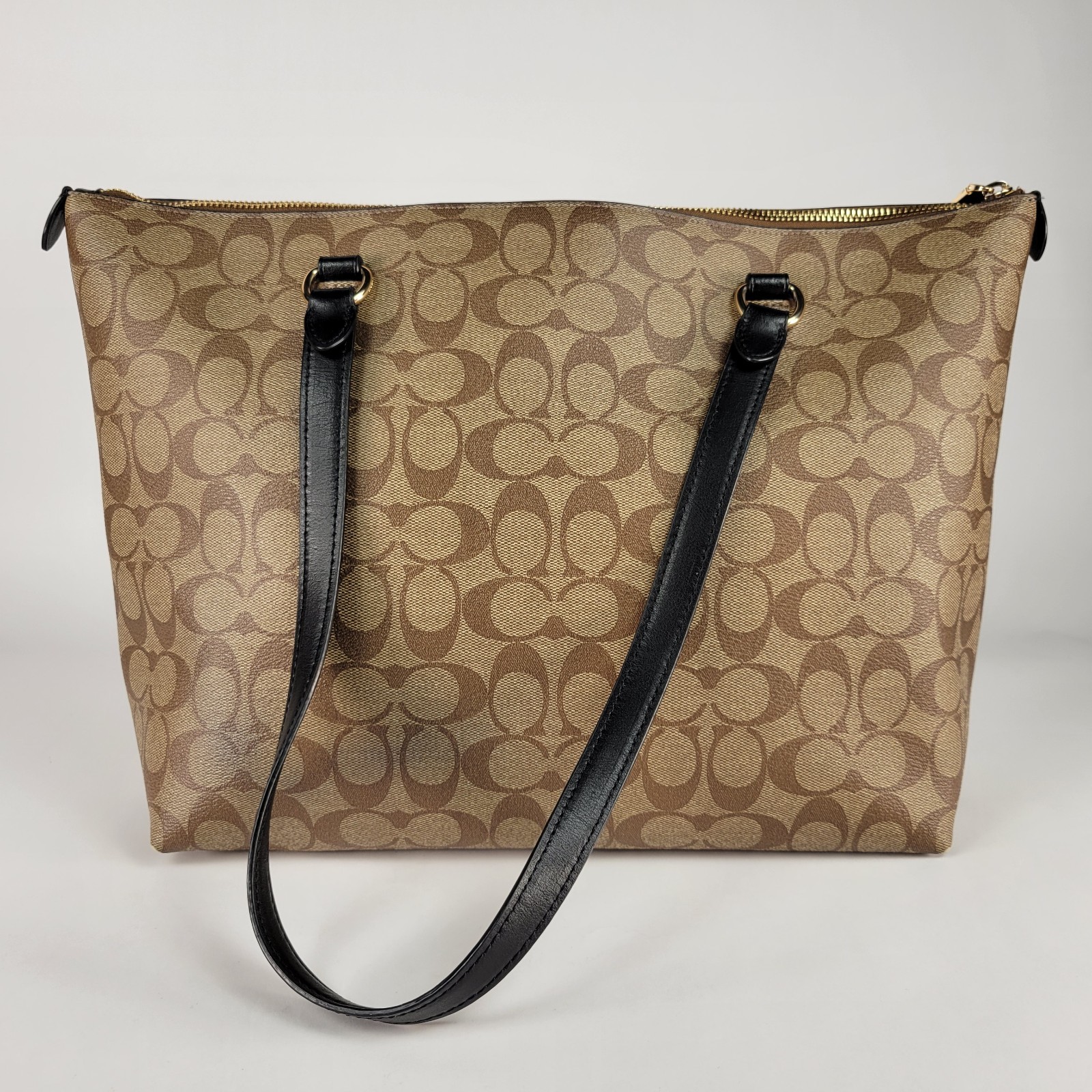 Authentic Coach Gallery Tote F79609 Signature Canvas – Excellent Condition