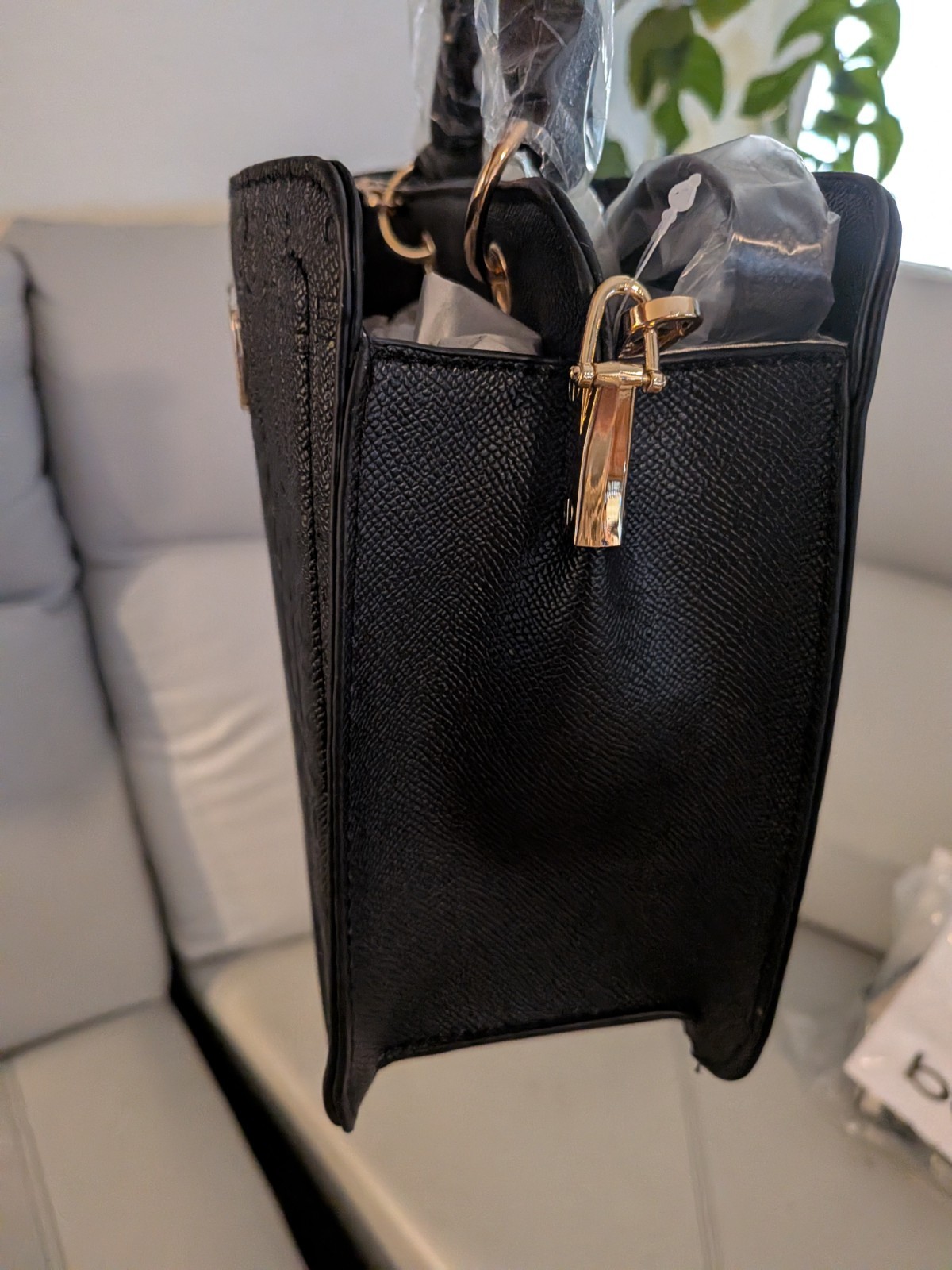 Bebe Thea Small Satchel With Crossbody And Credit Card Holder.