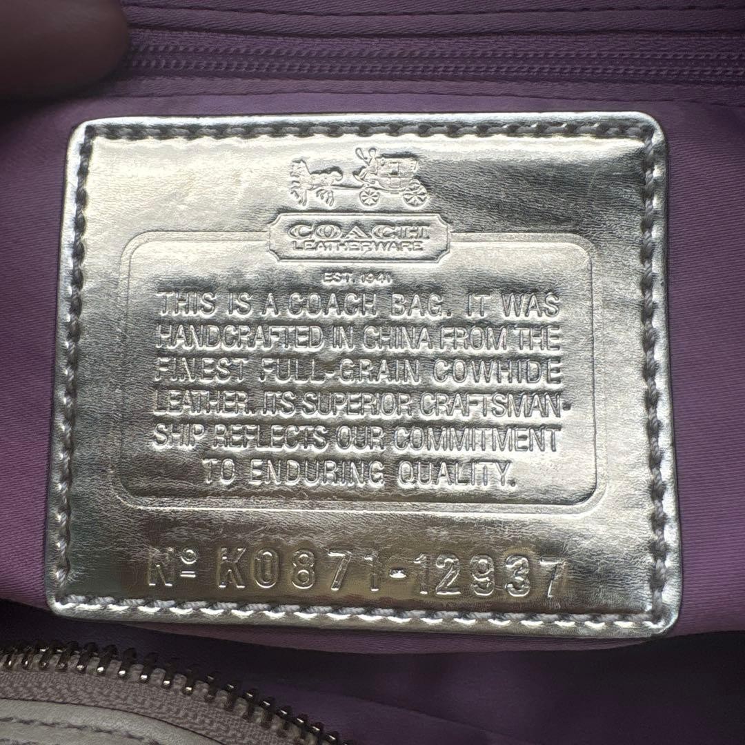 COACH Madison Mini Boston Shoulder Leather With Dust Bag