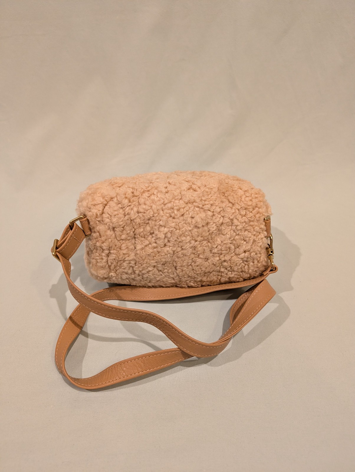 Prime Cut Shearling Bum Bag Oatmeal
