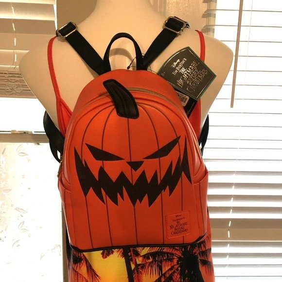 Disney Nightmare Scary Pumpkin School Backpack – New Last One