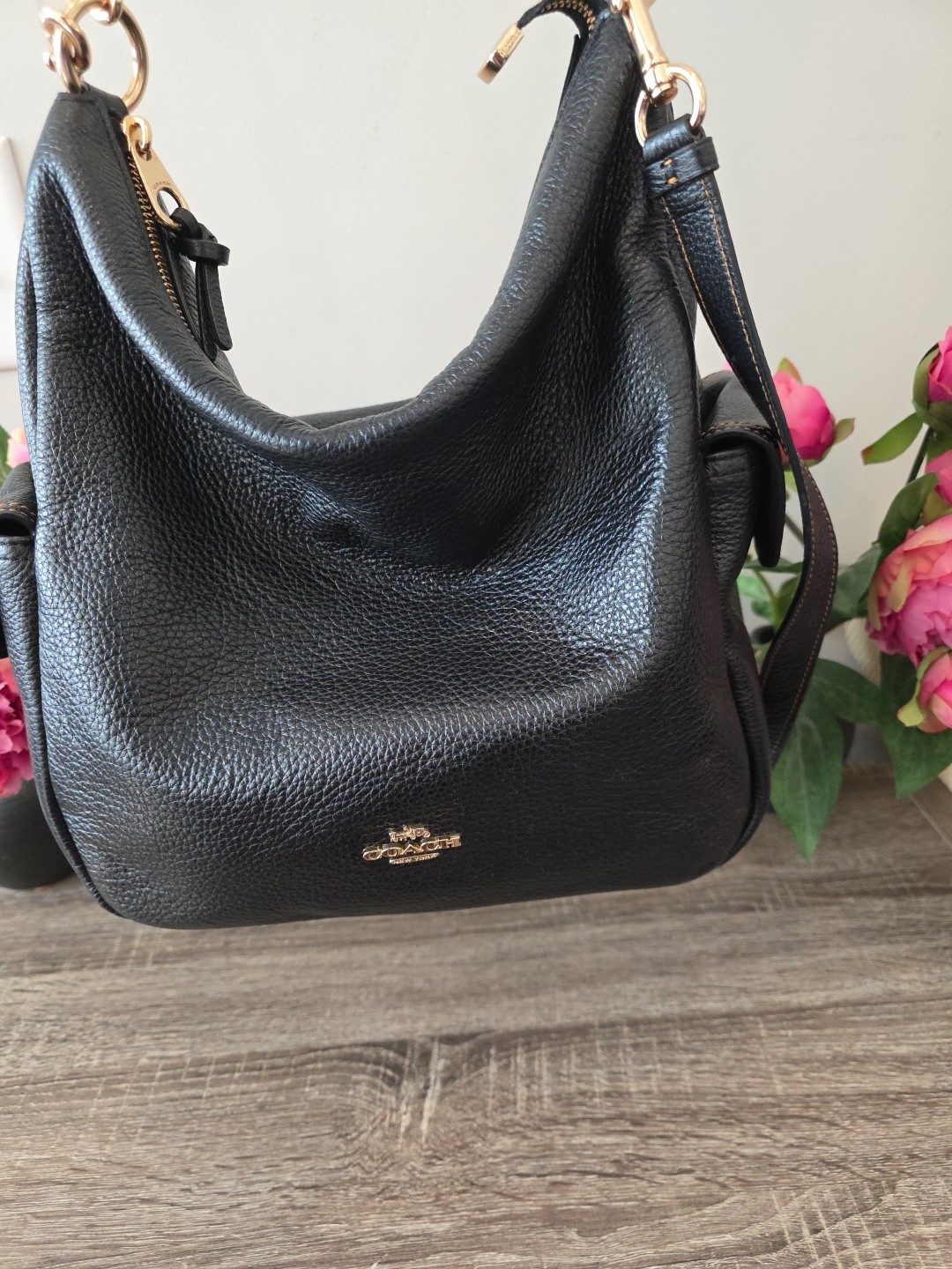 Coach Pennie Satchel Tote Crossbody Amazing Condition Soft Milled Pebble Leather