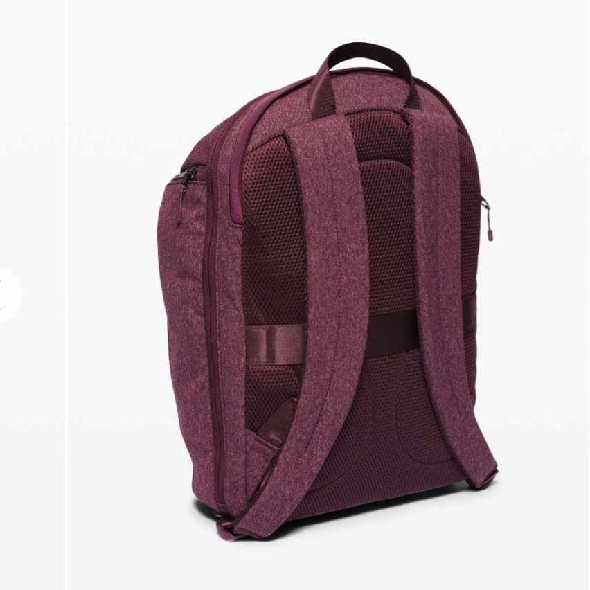 Lululemon Define Backpack OS Heathered Cassis W9CQDS Laptop Bag Maroon