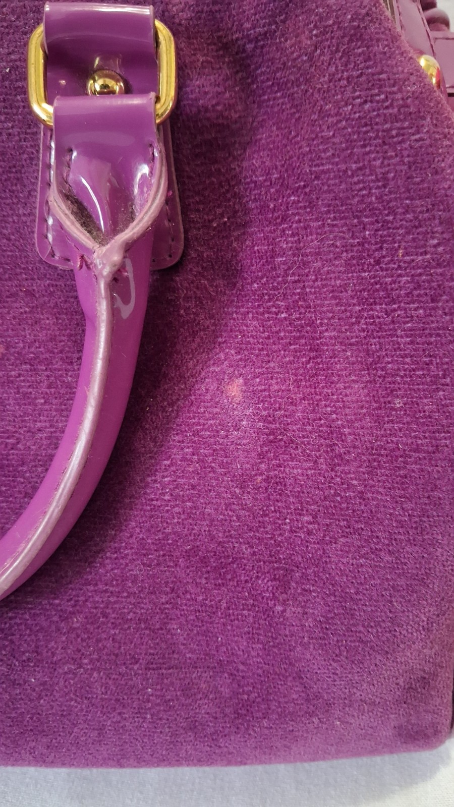 Victoria’s Secret Bag Lot of 2 Purple Velvet Satchel Pink Sequin Tote Handbag