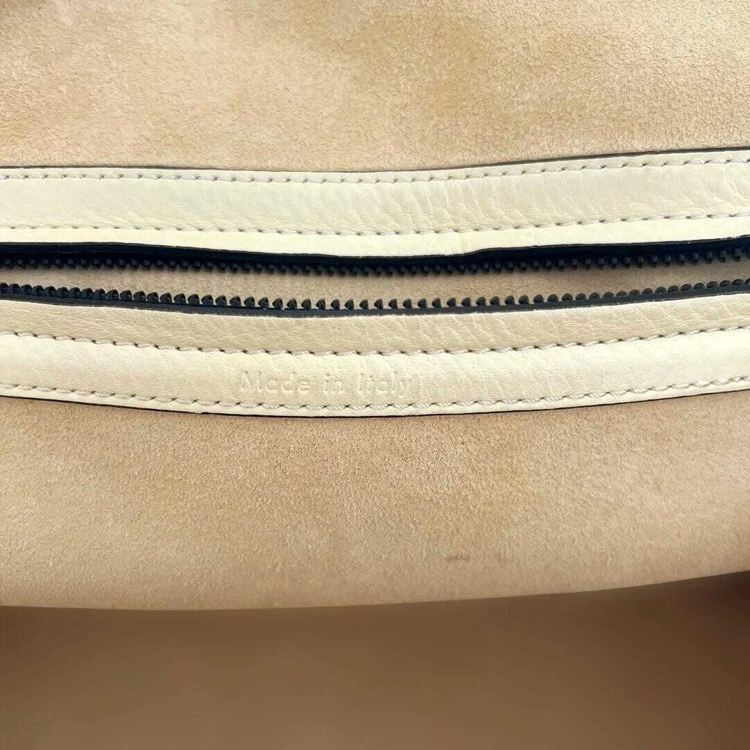 CELINE Tote Leather Luggage Phantom Authentic From Japan