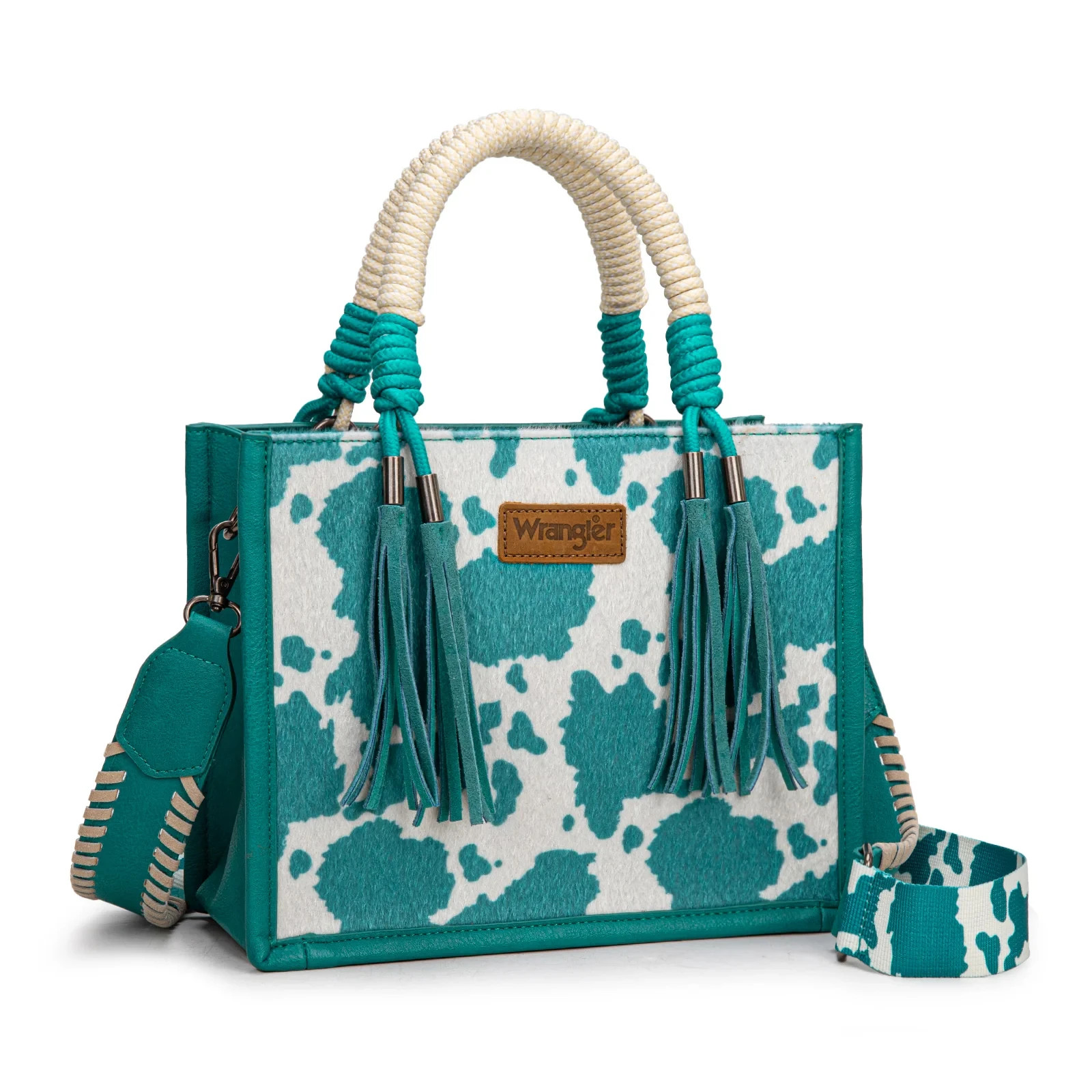 Wrangler Cow Print Tote/Crossbody