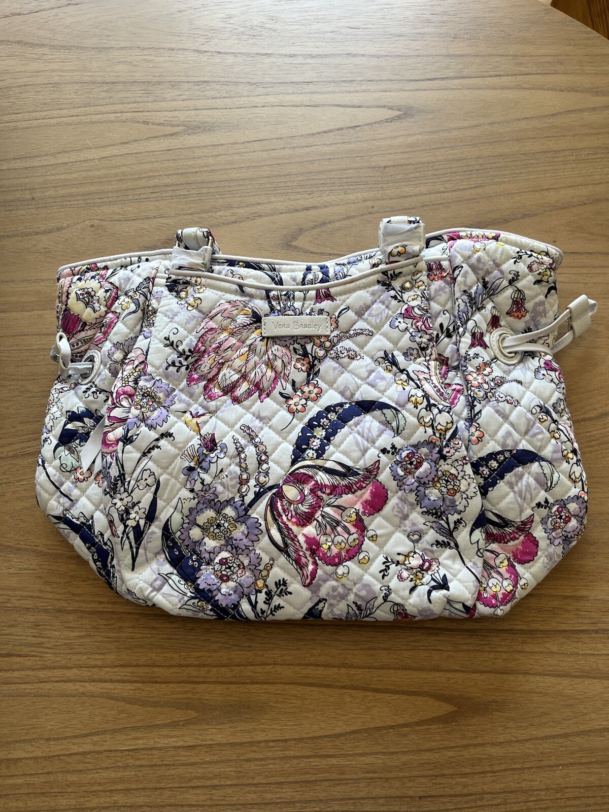Vera Bradley Hummingbird Park Glenna Satchel Bag