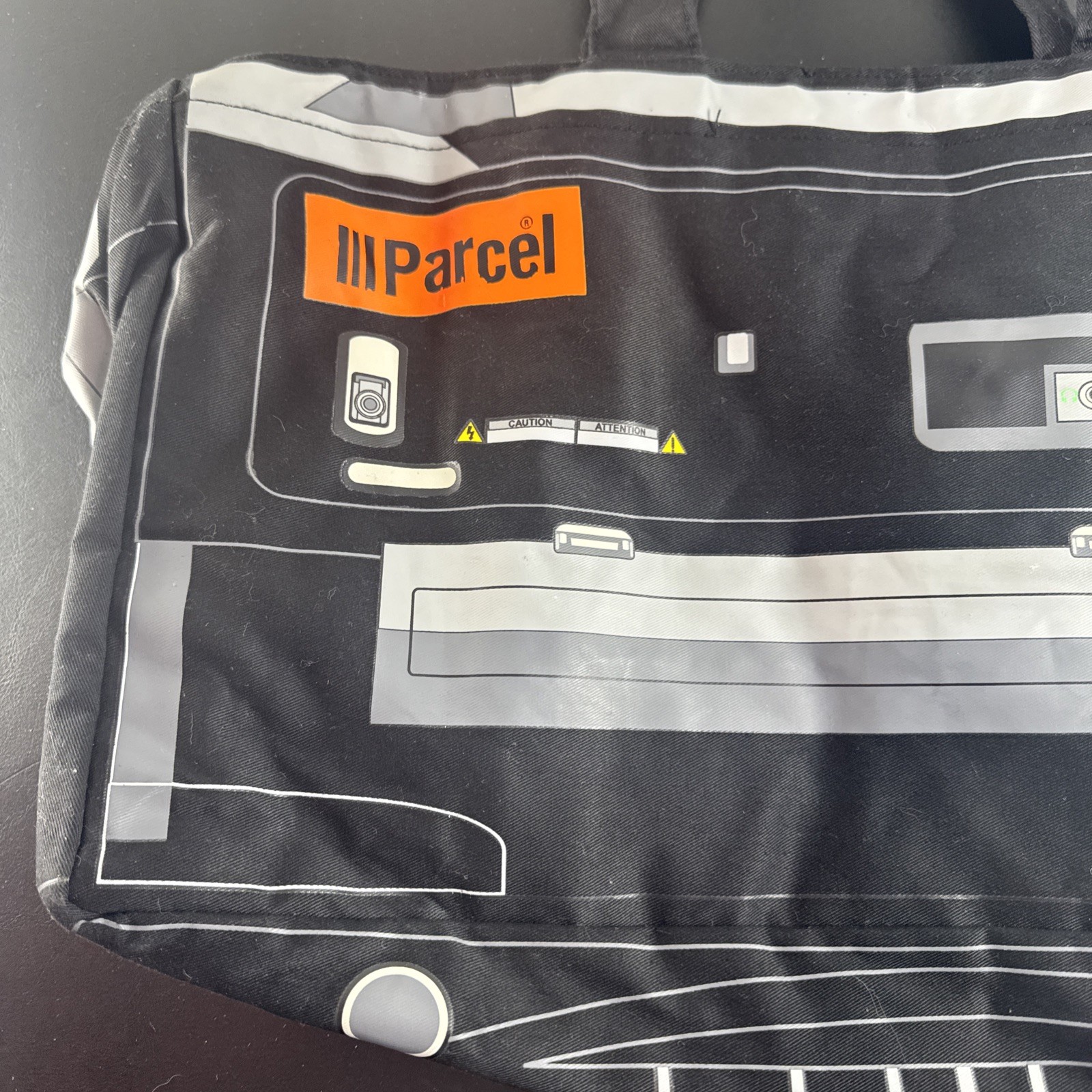 Vintage Y2K Loop NYC III Parcel Boombox Cassette Tote Bag w/ Real Speakers