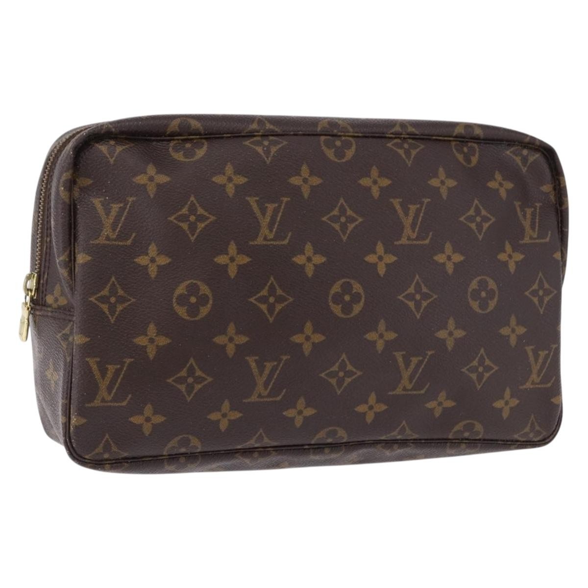 LOUIS VUITTON Monogram Trousse Toilette 28 Clutch Bag M47522 LV Auth 194200