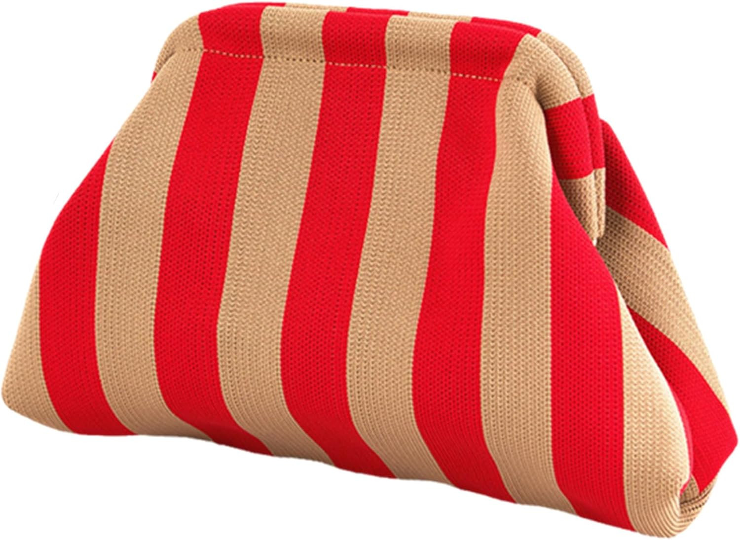 DIHKLCIO Clutch Purses for Women 2026 Summer Beach Woven Crochet Bag Dumpling St