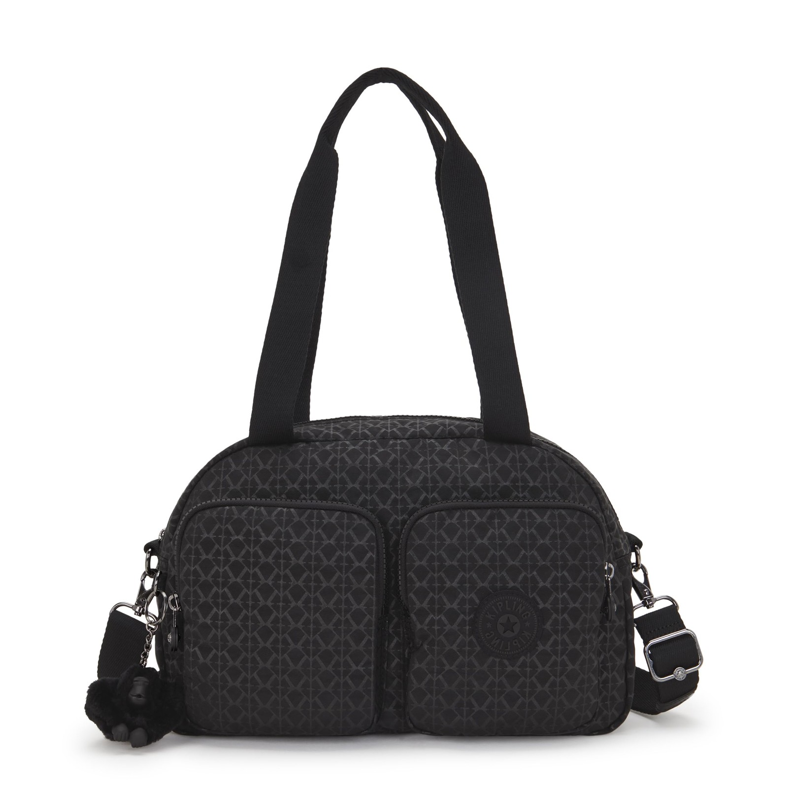 Women’s Cool Defea Shoulder Bag, Twin Zip Front Pockets, Stylish and Versatile
