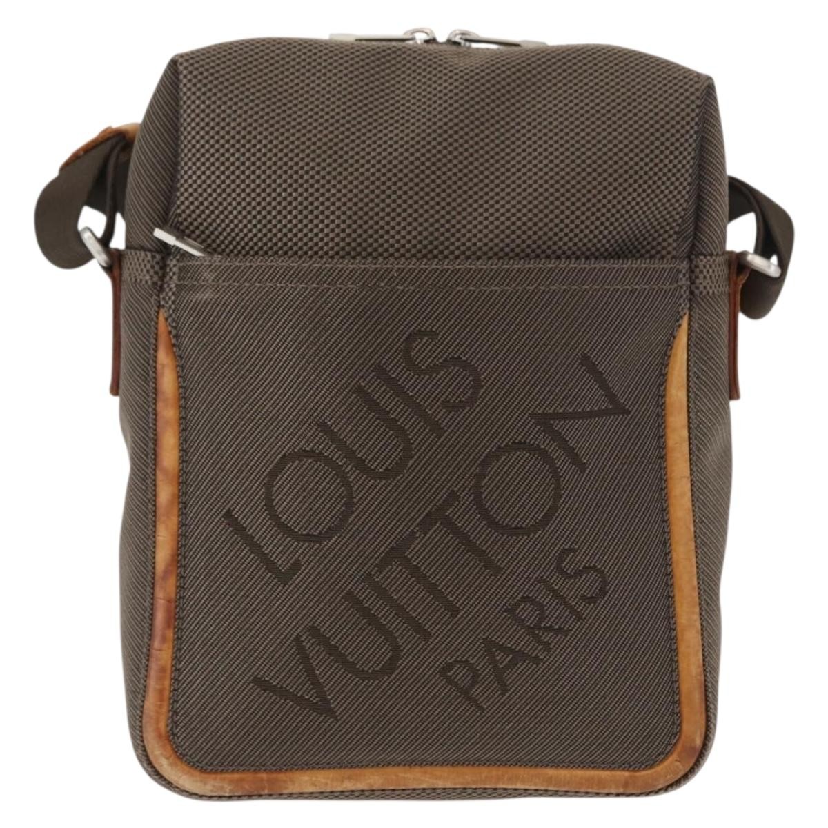 LOUIS VUITTON Damier Geant Sitadan MM Shoulder Bag Brown M93040 LV Auth BA9025