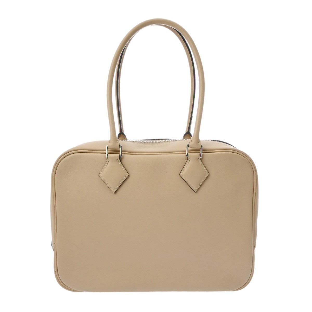 HERMES Plume 28 Verso Vaux Swift Trench/Cuivre Women Handbag AStamp (around …