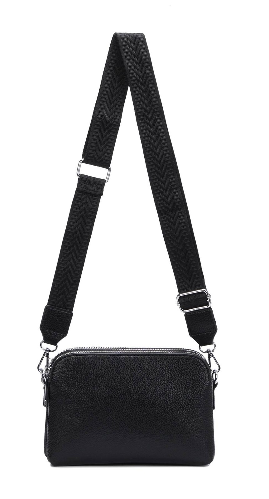 Women’s cross over body chest bag shoulder bag leather-look