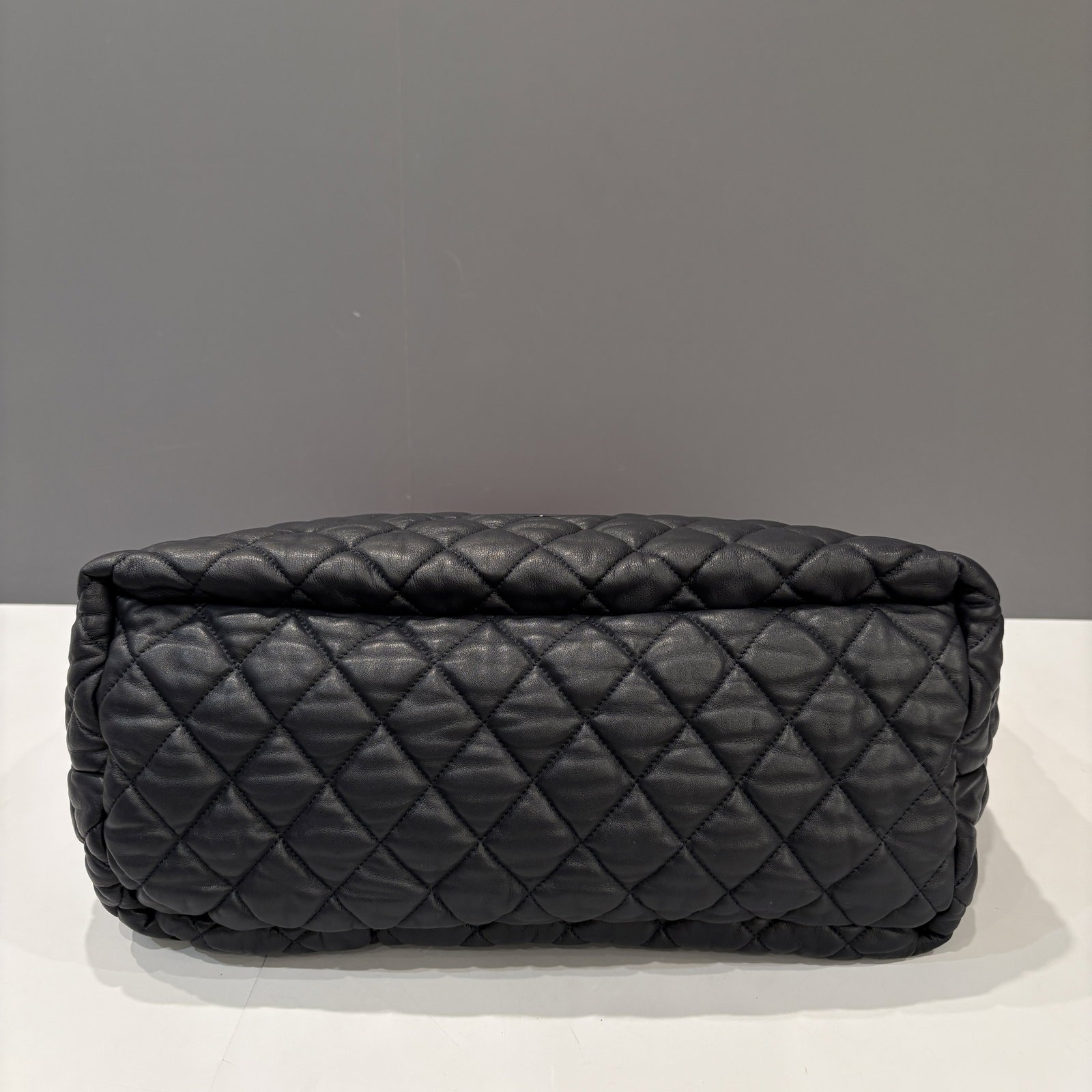 Chanel Tote Bag Red Navy Black Calfskin Jersey (ac020926b0)