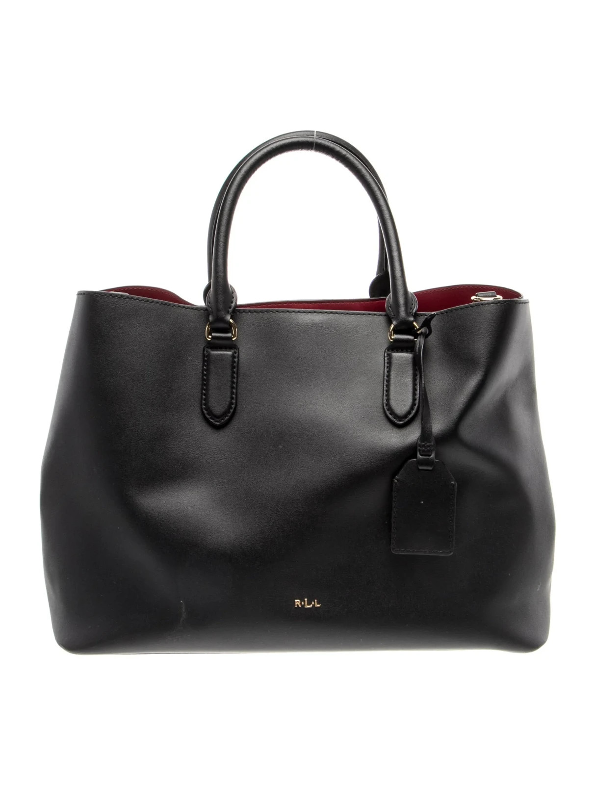 Lauren Ralph Lauren – Black Leather Work Bag
