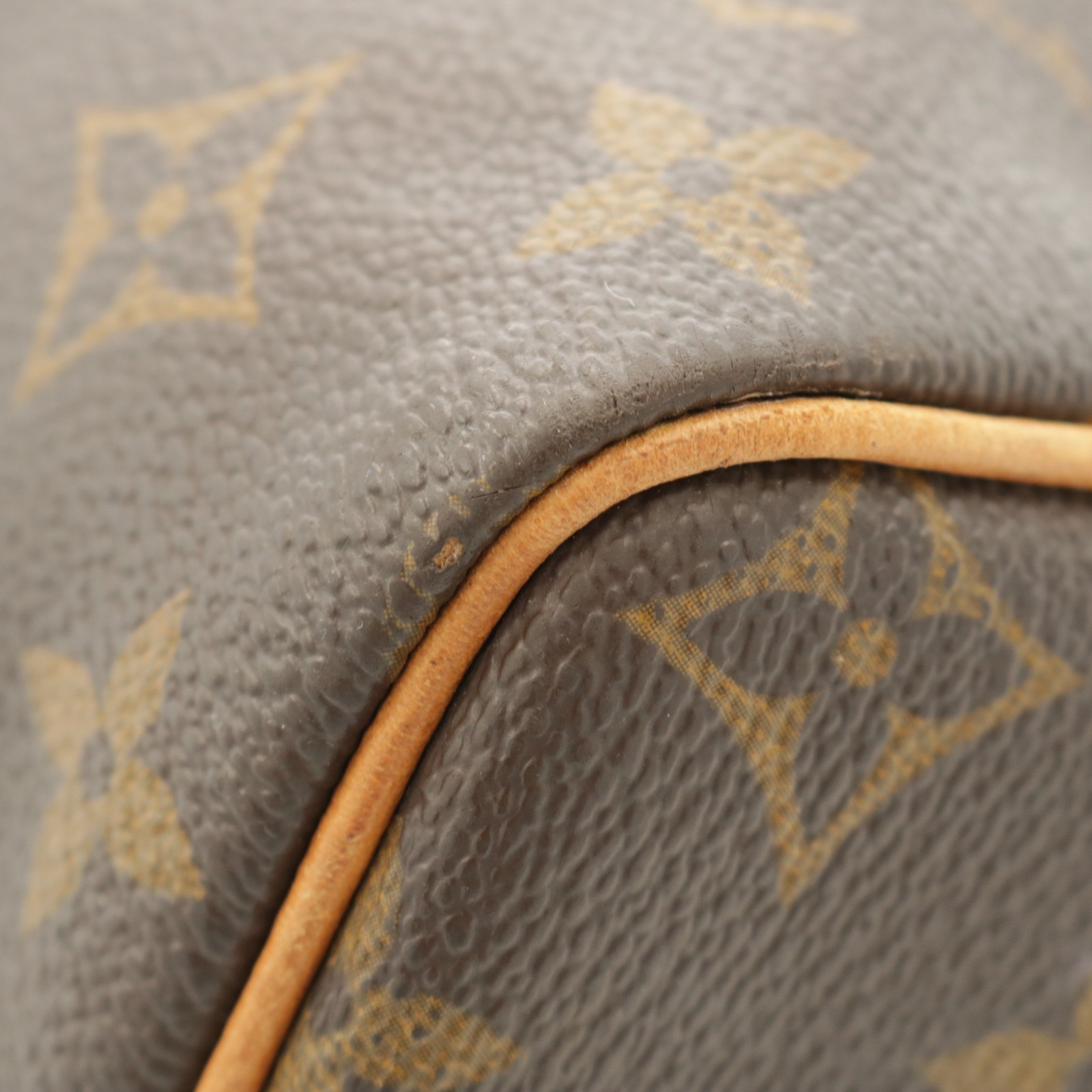 Auth.Louis Vuitton M41522 Speedy 40 Hand bag Brown Monogram serial TH0020