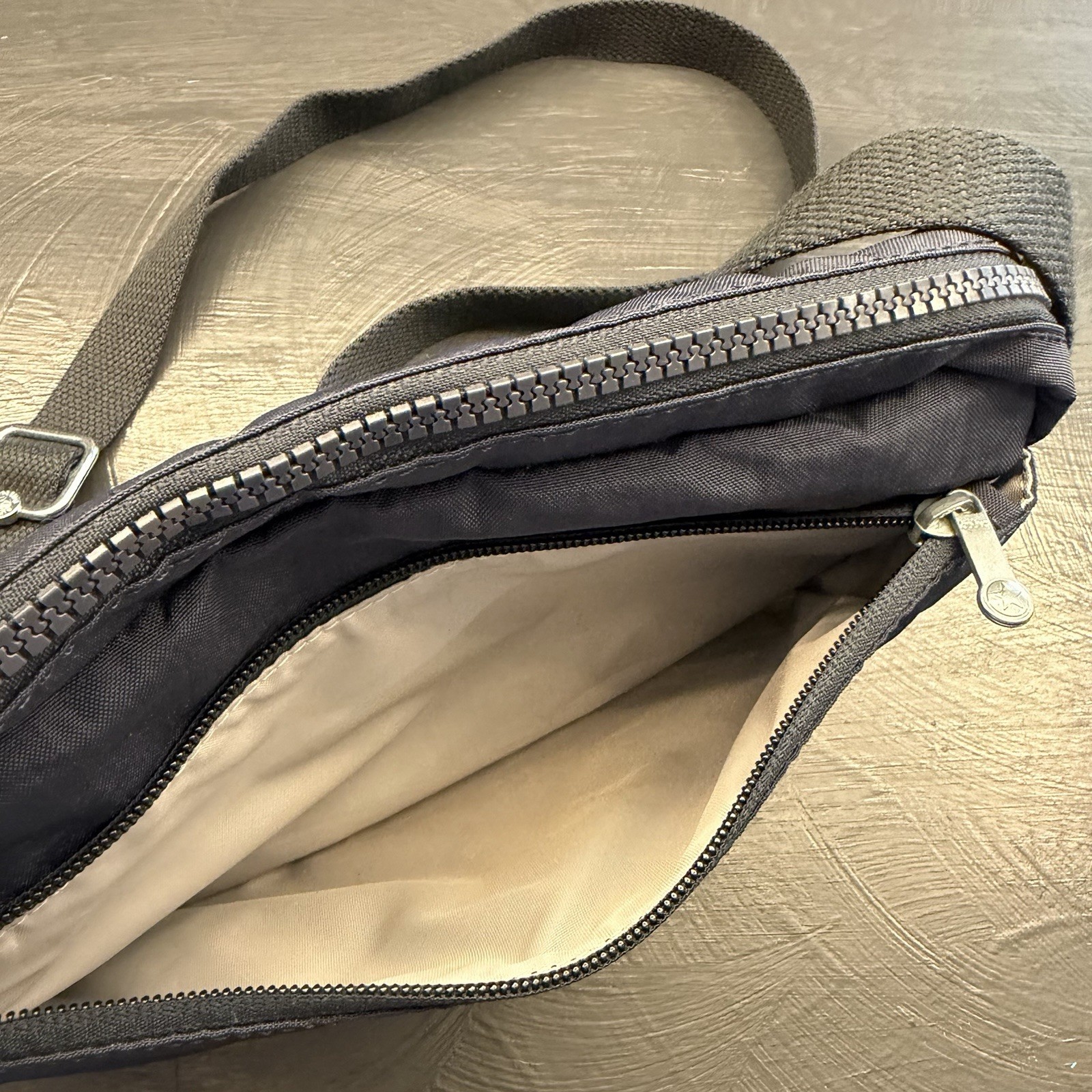 Kipling Damian Crossbody Bag Navy Blue 9.5”L x 6.75”H x 2”D, Zip Compartments