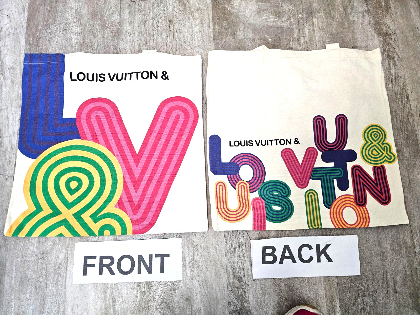 Louis Vuitton City Guide Exhibition Limited Tote Canvas Bag 2022 Shenzhen China
