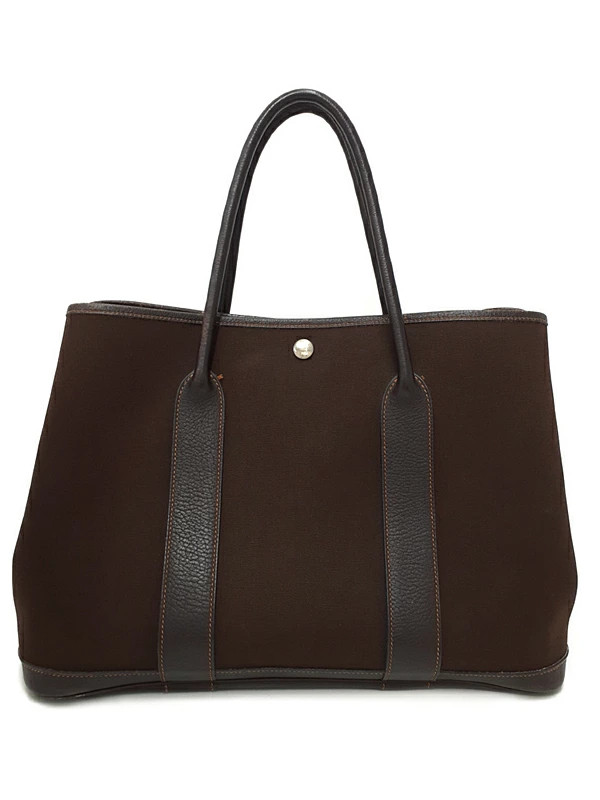 Hermes Garden Party 36 Negonda Leather Brown Tote Bag 2004 Women’s #TB3227