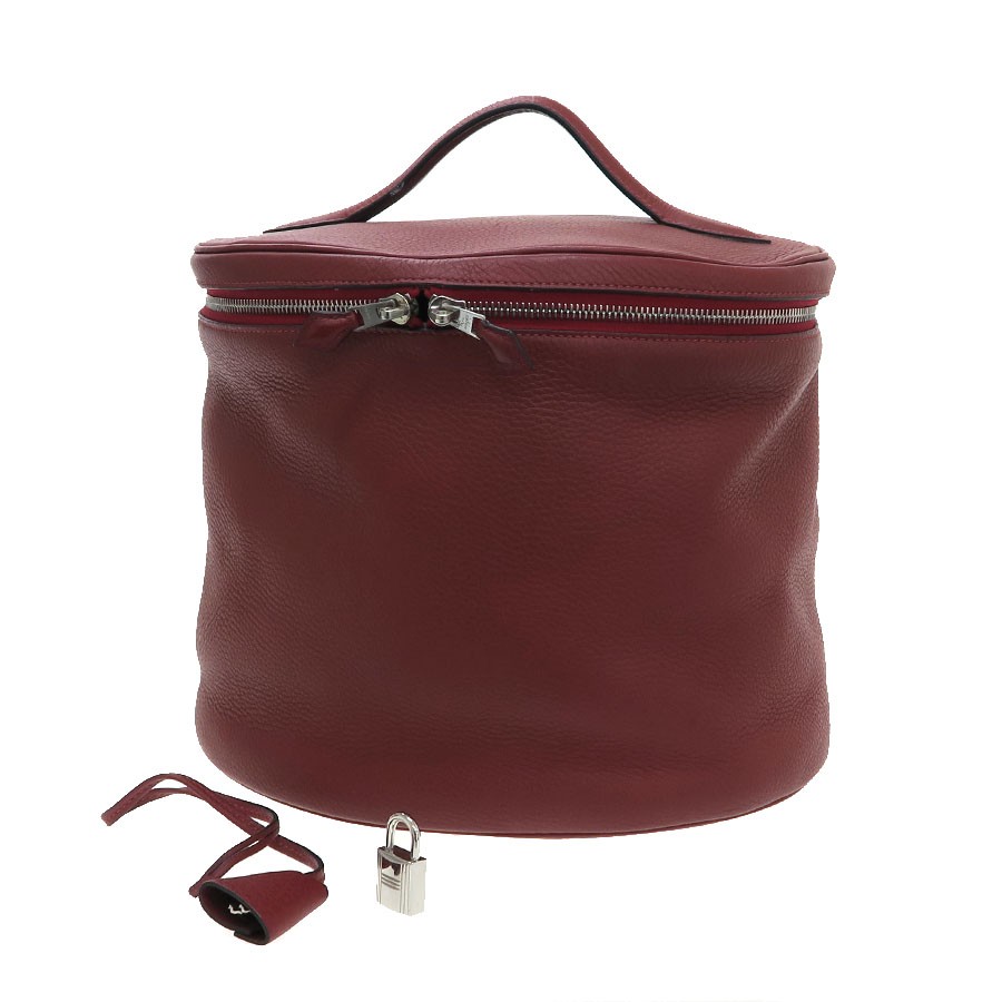 Hermes Intercity Taurillon Clemence Red Shoulder Bag 2000 #SAB15423
