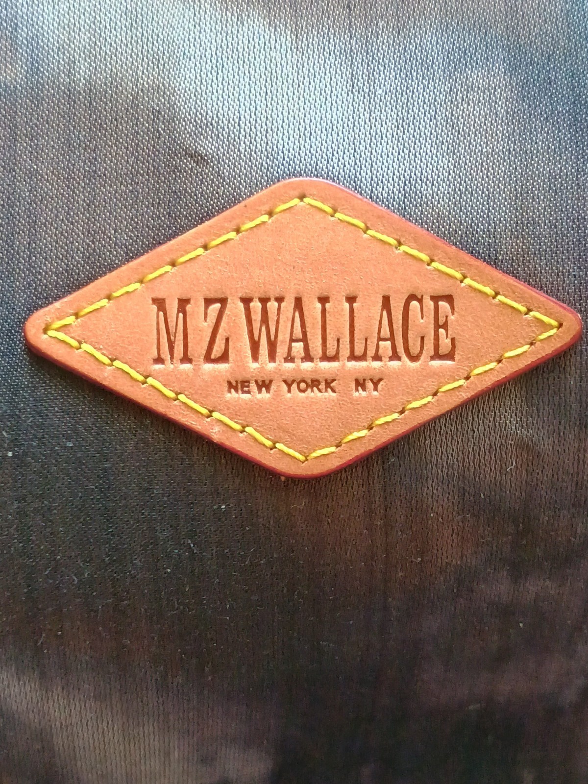MZ Wallace Josie Night Storm Satchel Tote Travel Pockets Leather Shoulder Strap