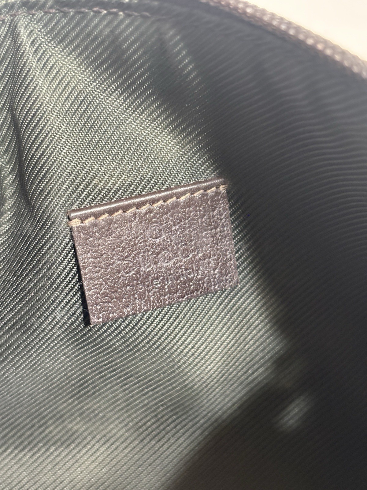 Vtg Gucci By Tom Ford Brown Monogram Bag