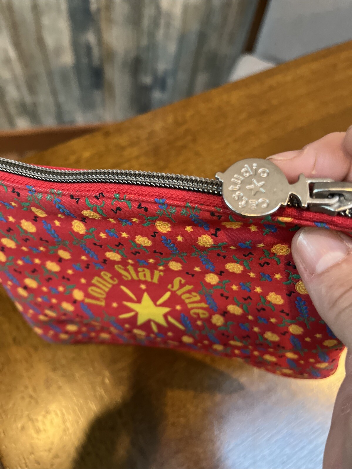 Catstudio Lone Star State Texas 5″ x 7″ Zipper Bag Pouch 2018 Woven Geography