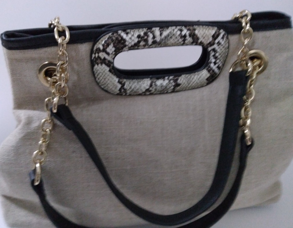 JustFab Cutout Handle Hobo Bag Purse