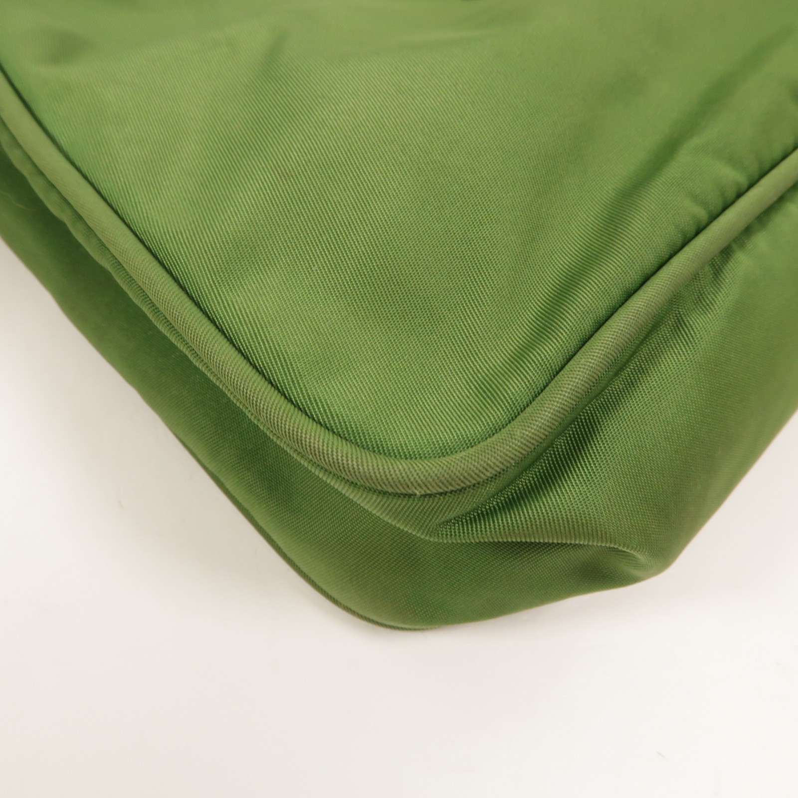 PRADA SHW Mini Re-Edition 2005 Hand Bag Nylon Green