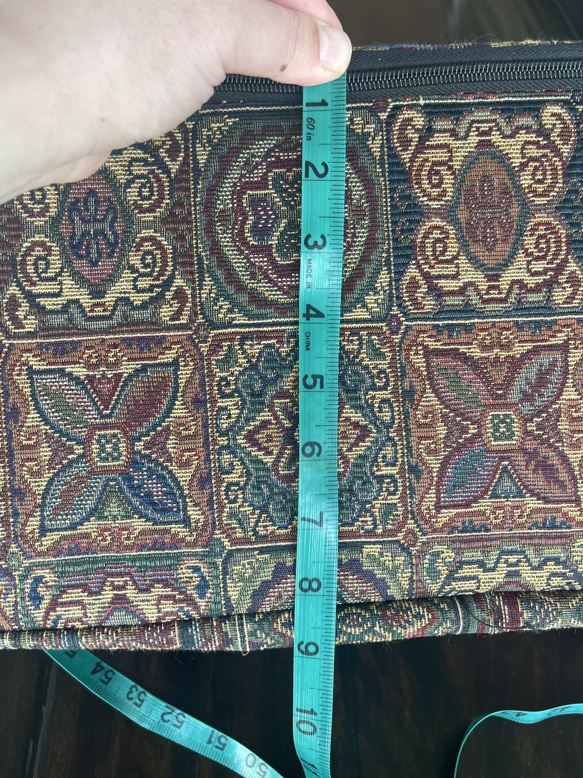 Tapestry Duffle Travel Hobby/crafting Bag Approx 20x8x9