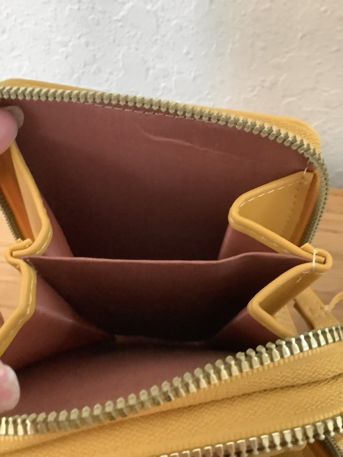 Forever Lovely Design for Madley: YELLOW Crossbody Clutch, Removable Strap