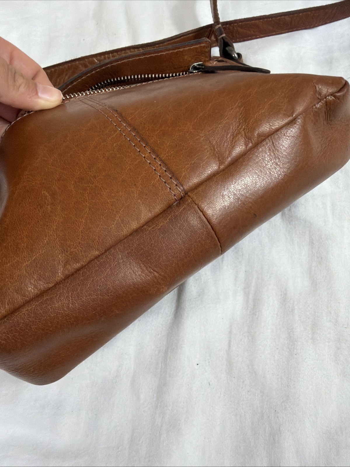WILD WEST LOS ANGELES GENUINE LEATHER CROSSBODY SHOULDER Purse BAG