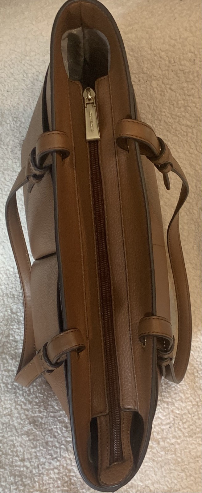 Michael Kors Bedford Medium Top Zip Pocket Tote New