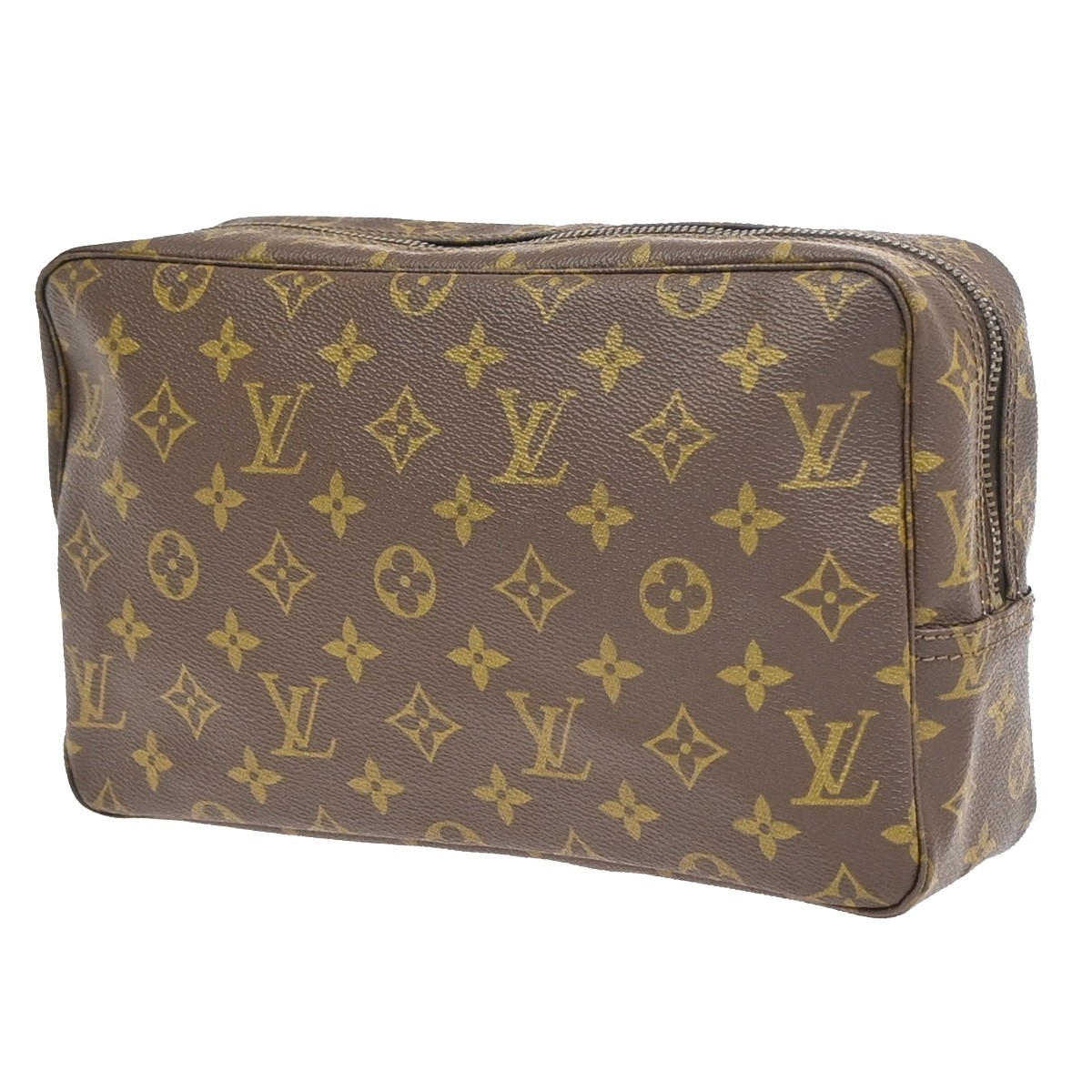 LOUIS VUITTON Trousse Toilette 28 Clutch Hand Bag Monogram Brown M47522 62PA260
