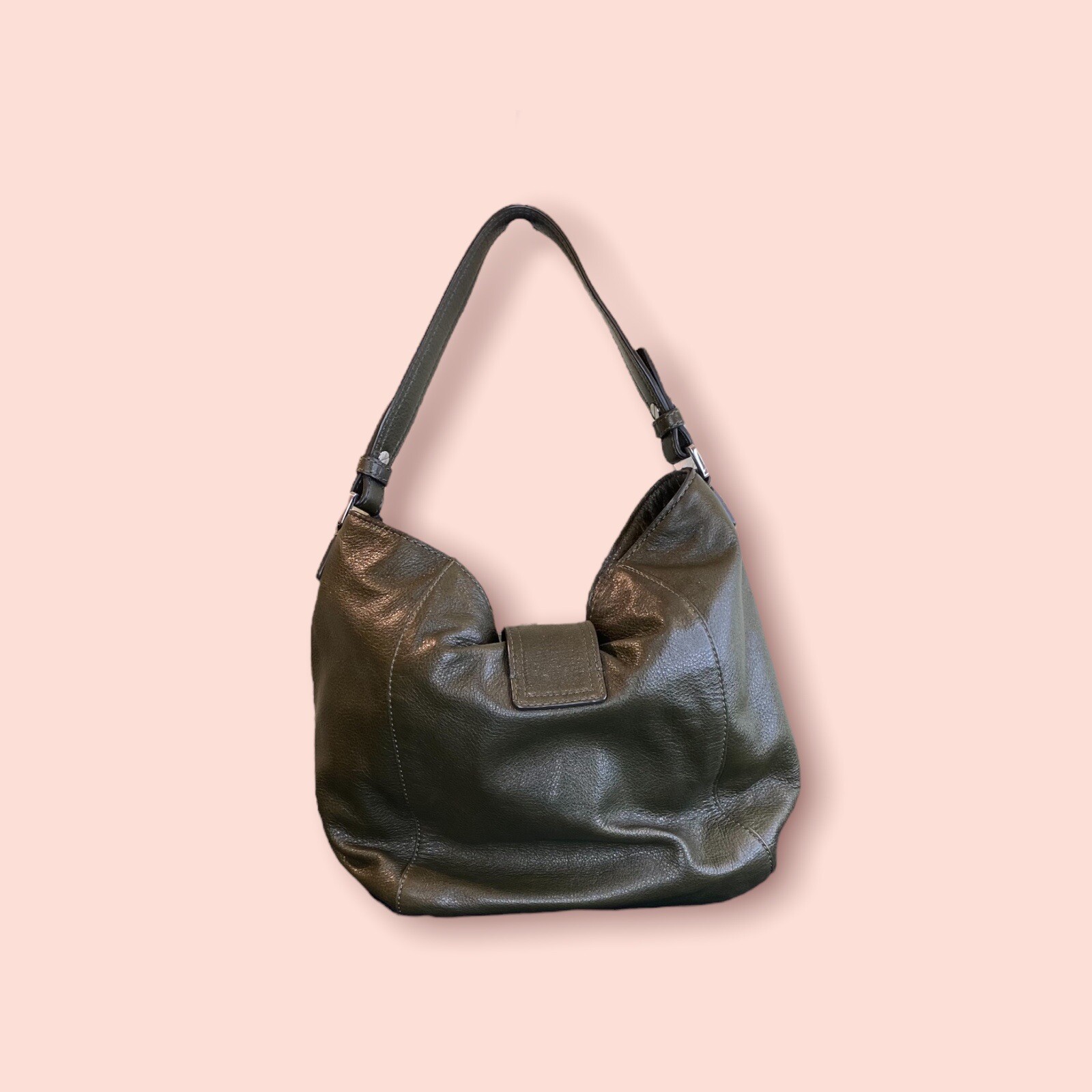 Authentic MICHAEL Kors MK Luxury Designer Leather Hobo Shoulder Bag EUC