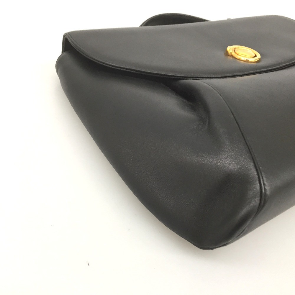 Cartier PANTHERE Briefcase Bag Leather Gold Metal black