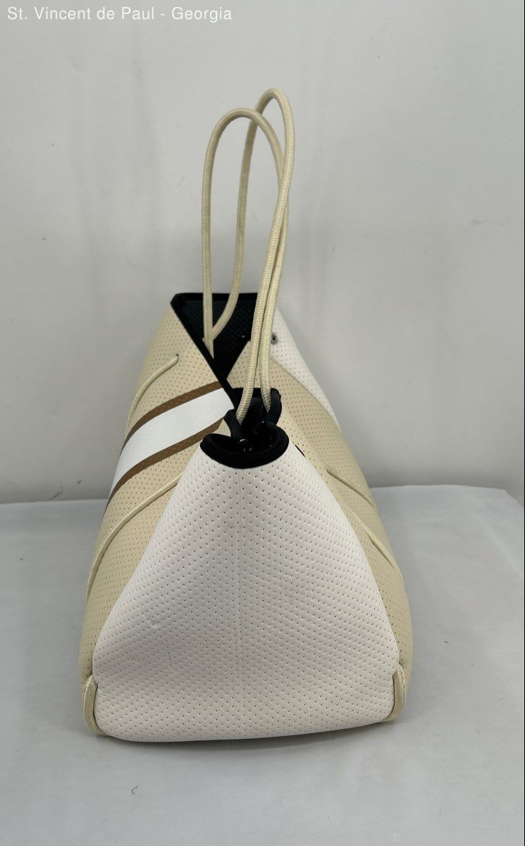 Haute Shore Greyson Neoprene Large Tote Bag W/ Wristlet Beach Bag Purse 15 x 11″