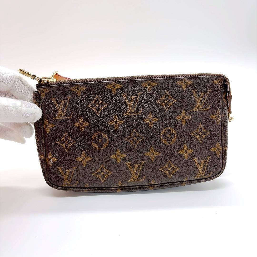 LOUIS VUITTON Bag: Pochette Accessoires Brown W20×H12×D3cm w/o accessories;