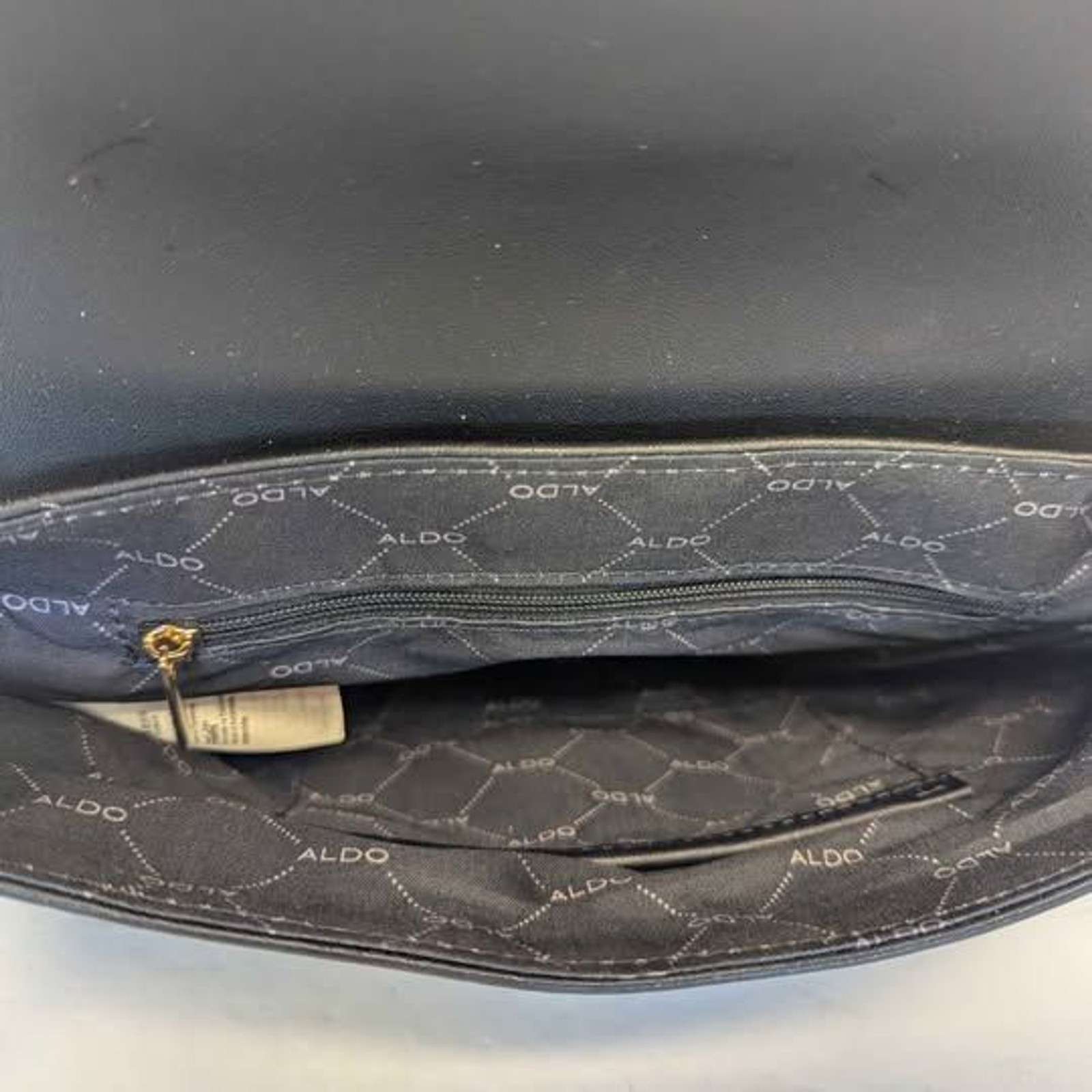 Small Black Aldo Y2K Purse Convertible Handbag Shoulder Bag for Her 10x6x2