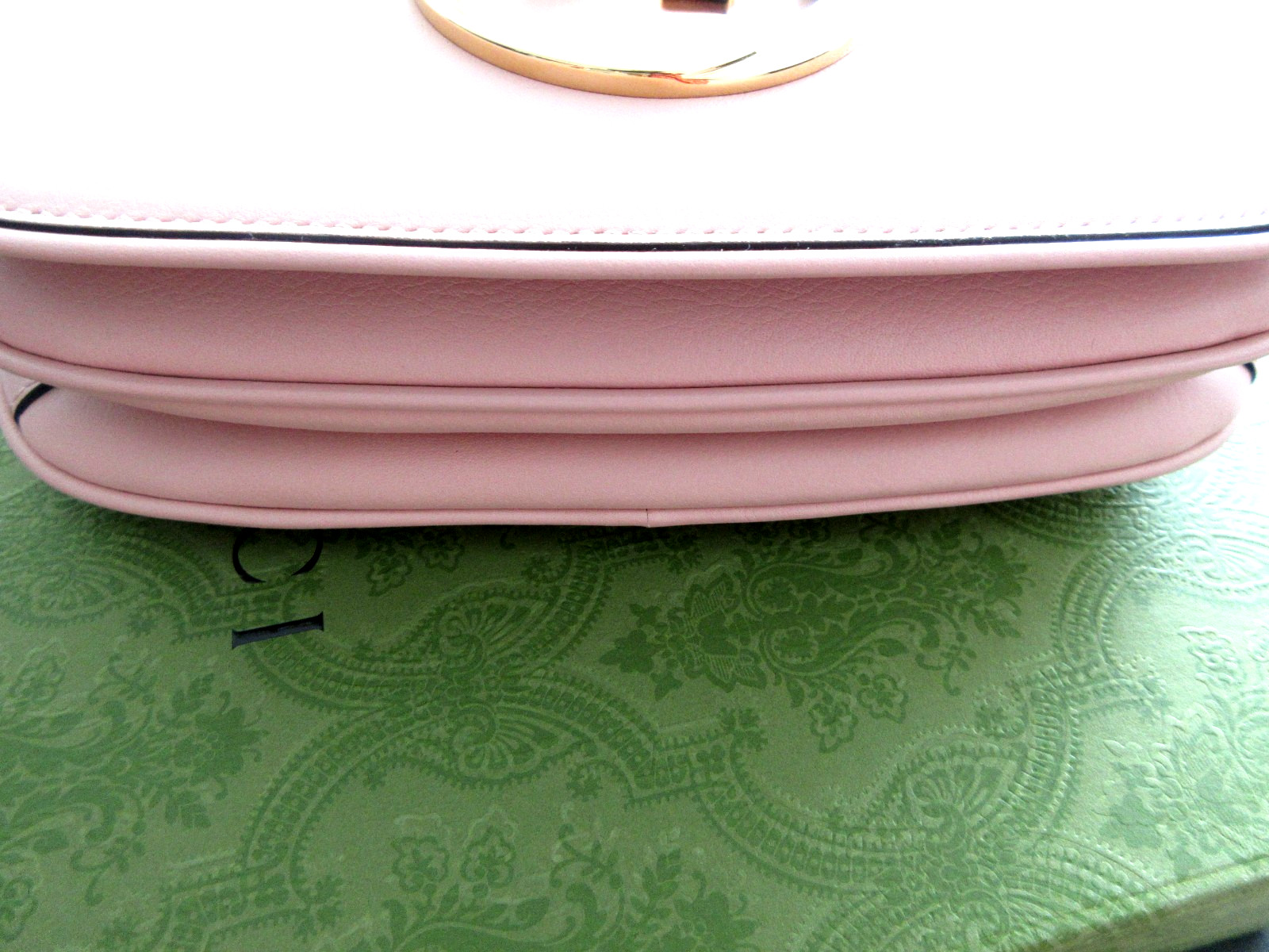 $3,200 Gucci Blondie pink Leather Crossbody Bag Come W 2 straps 698643 Full Set