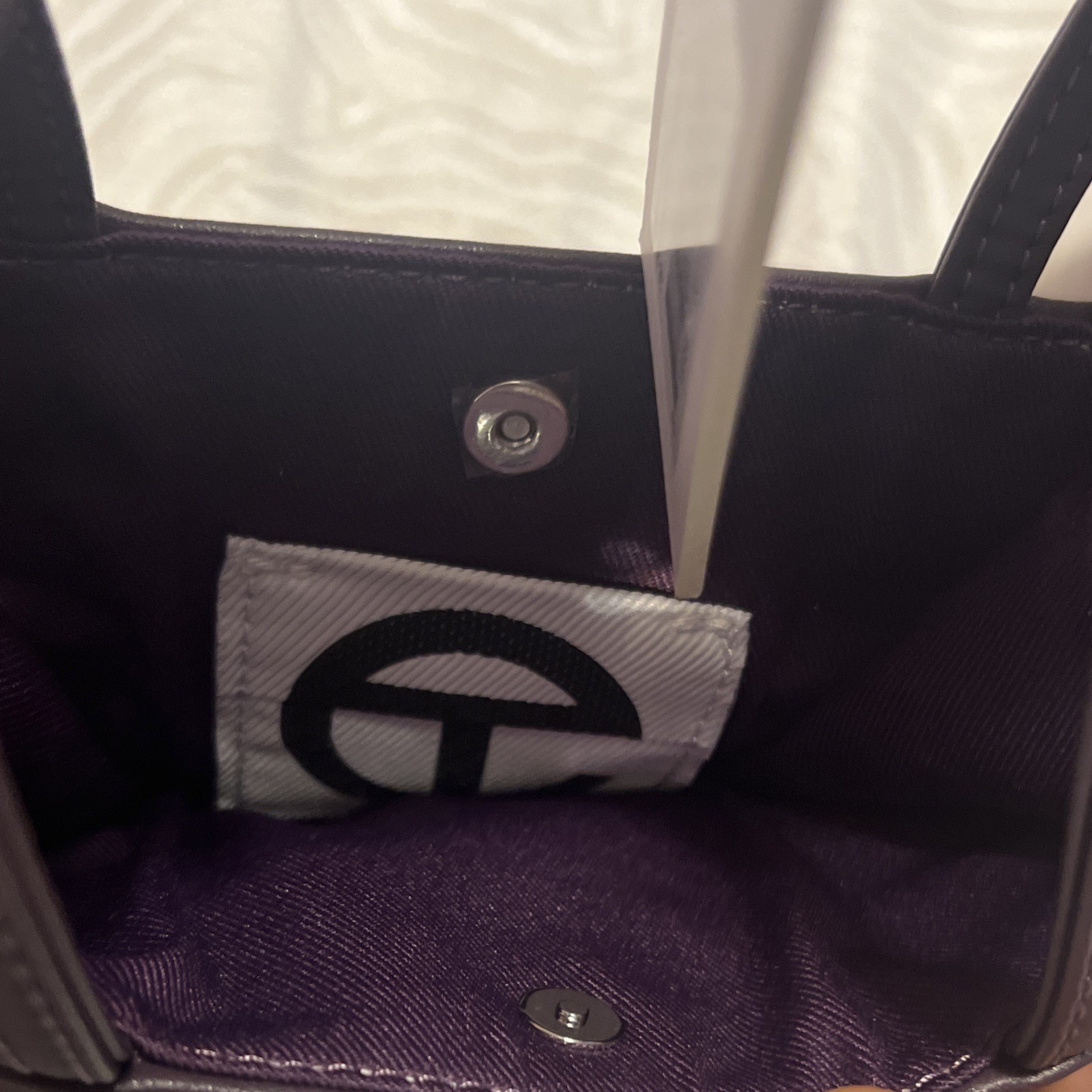 Telfar Small Shopping Bag in Eggplant Purple BRAND NEW READY TO SHIP