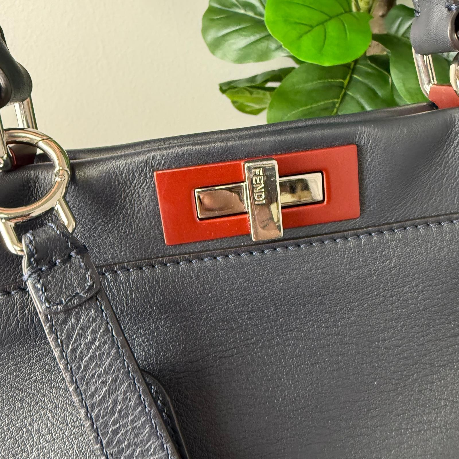 Authentic Fendi Medium Peekaboo Iconic Satchel