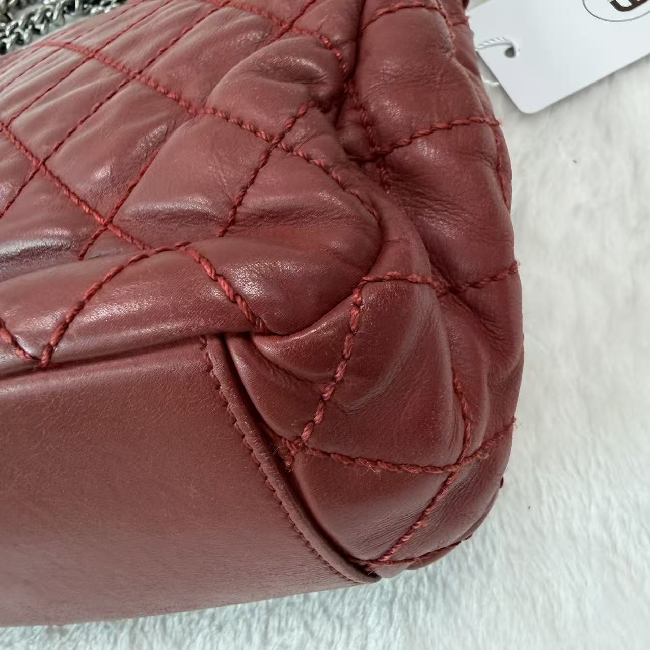 Chanel Jumbo Classic Red Lambskin Crossbody PD6933@pre-verified by eBay 26.07.09