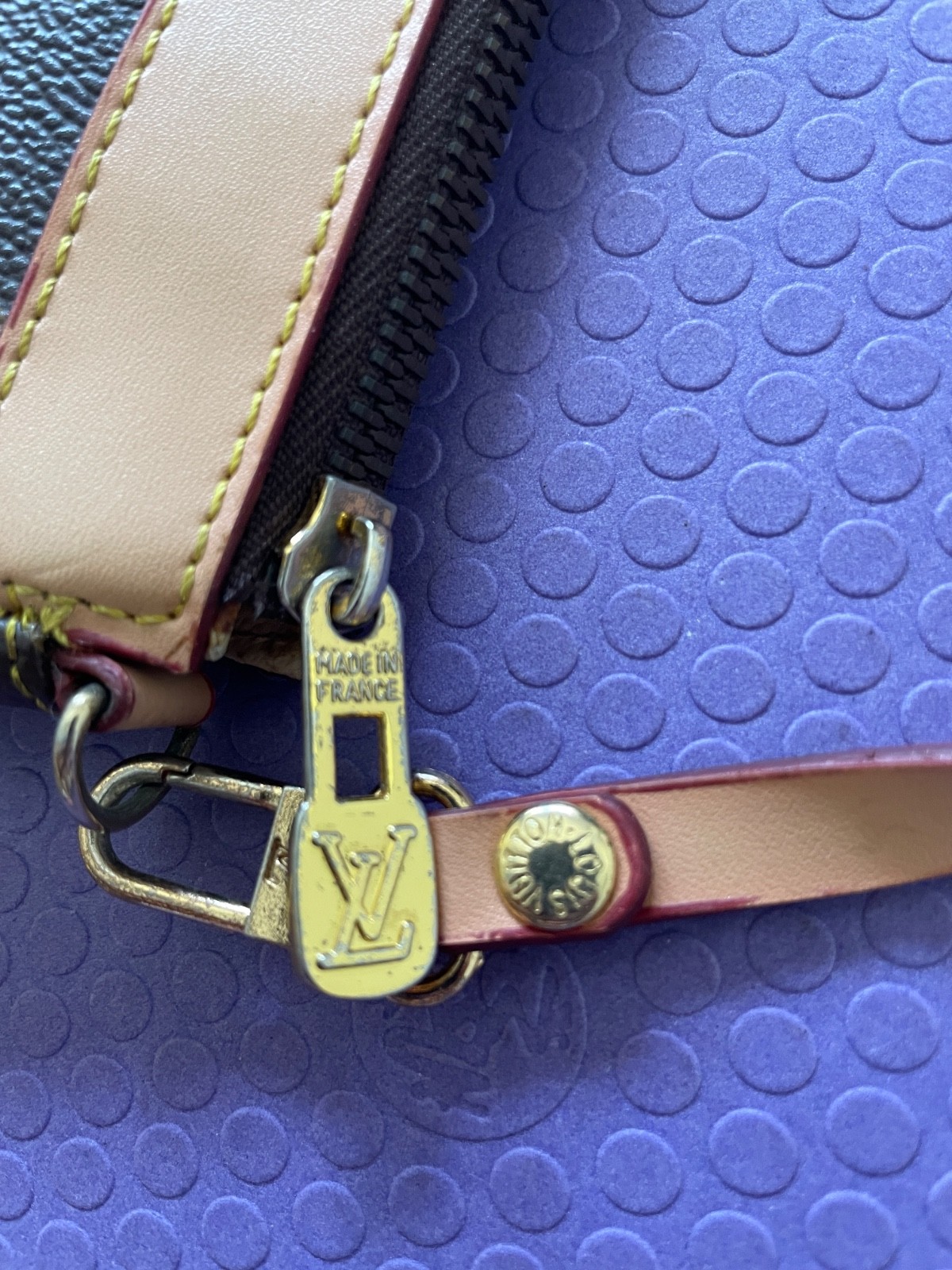 Good used lv cherry blossom pochette
