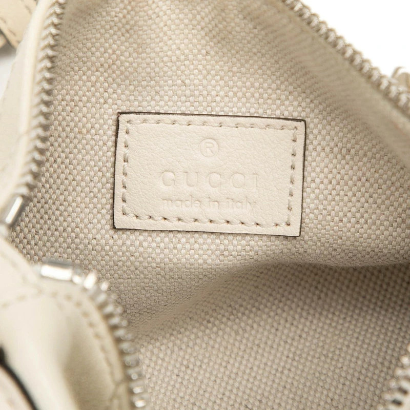 Gucci Blondie Shoulder Bag 760170 White Leather Women’s