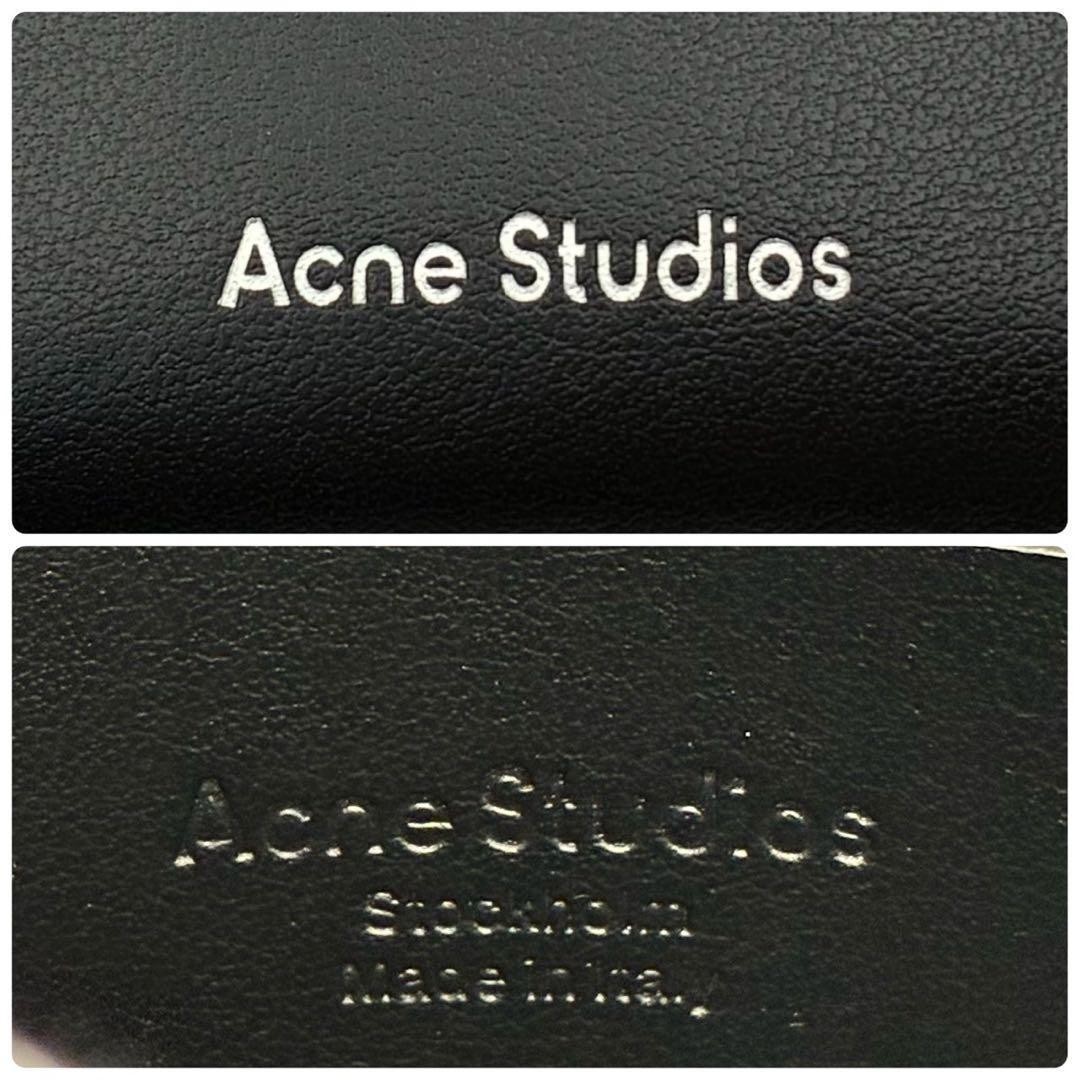 Acne Studios Knot Mini Crossbody Shoulder Bag Black Leather Unisex