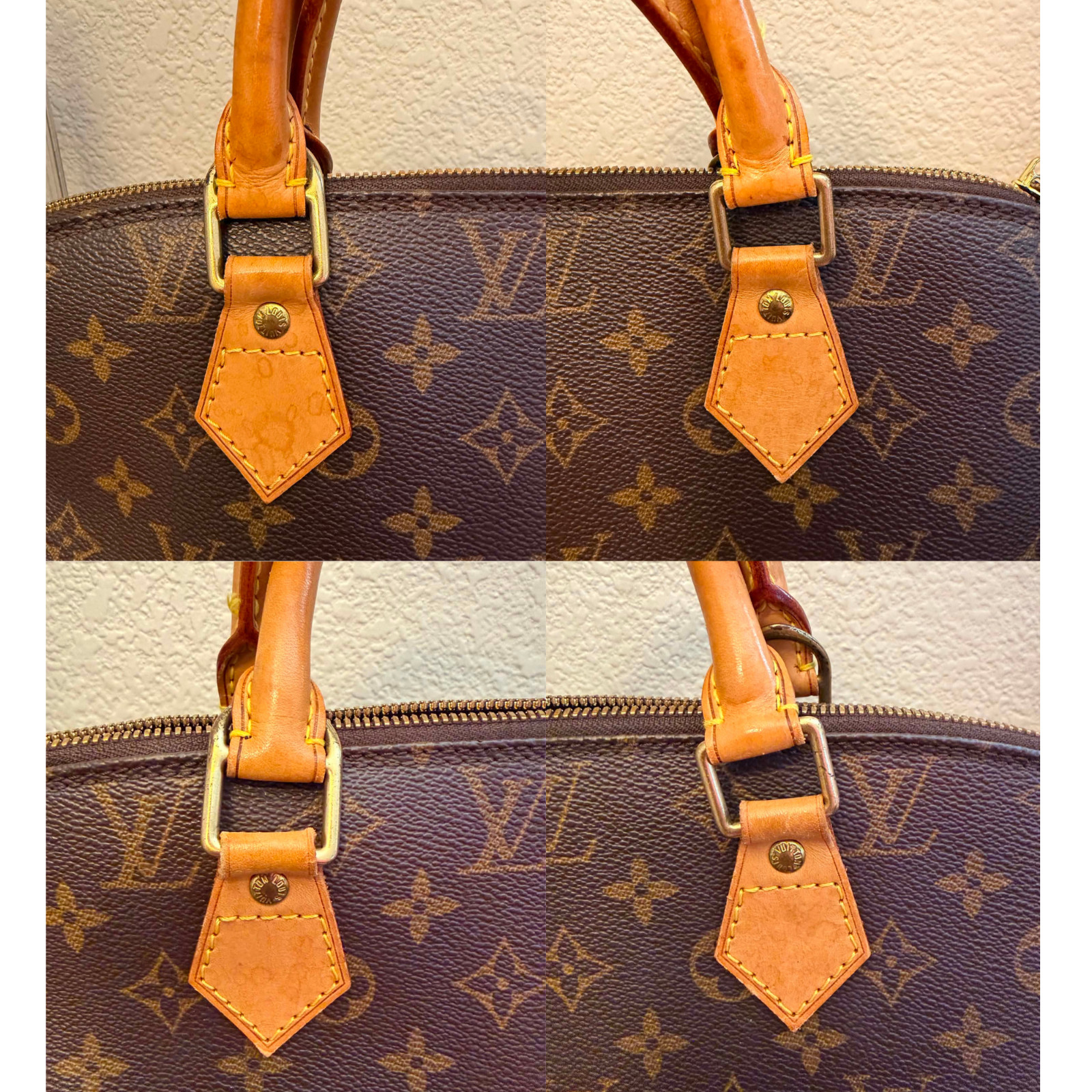 Auth Louis Vuitton Monogram Alma PM Handbag W/Dustbag
