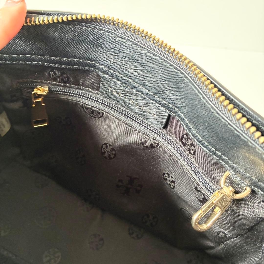 TORY BURCH 2way Handbag Emerson Black for Ceremonies