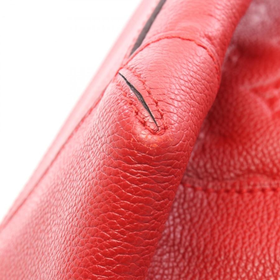 LOUIS VUITTON Bag: Bagatelle MonogramEmpreinte Apricot M50074 Red W31.5H35D12cm;
